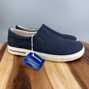 Birkenstock Oswego Men's 12 (EU 45) Midnight Blue Slip On Sneaker Loafer NEW